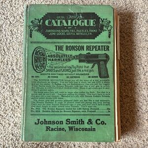 Vintage Green Johnson Smith & Co. Catalog